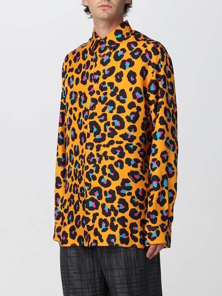 camicia versace leopardo|Versace Camicia Leopardata .